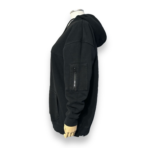 BRAUS Black Unisex Track Hoodie - Picture 5 of 9